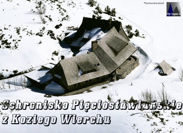 Schronisko w Dolinie Pięciu Stawów Polskich, Schronisko Pięciostawiańskie z Koziego Wierchu