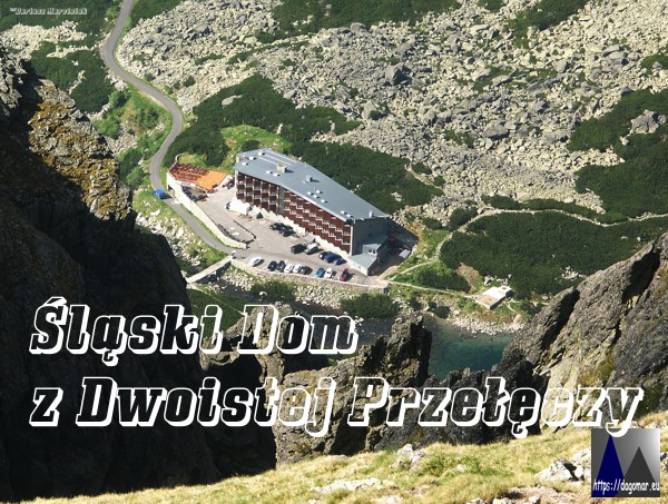 Śląski Dom w Dolinie Wielickiej z Dwoistej Przełęczy