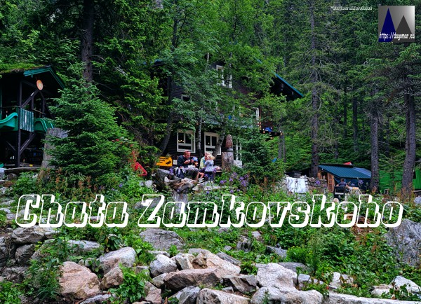 Zamkovského chata, Schronisko Zamkowskiego