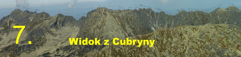 Orla Perć widok z Cubryny